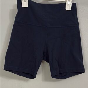Navy align biker short